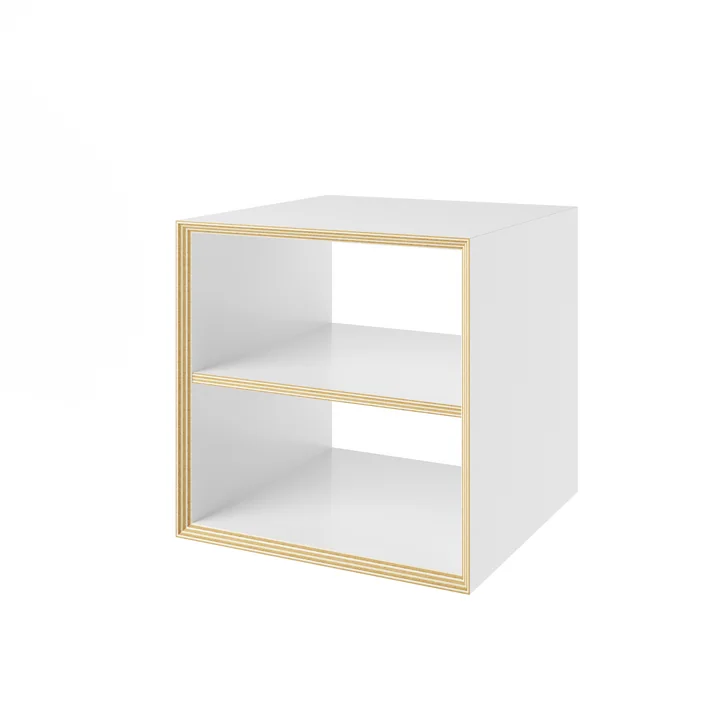 Müller Small Living - Vertiko Dice Beistelltisch, weiss