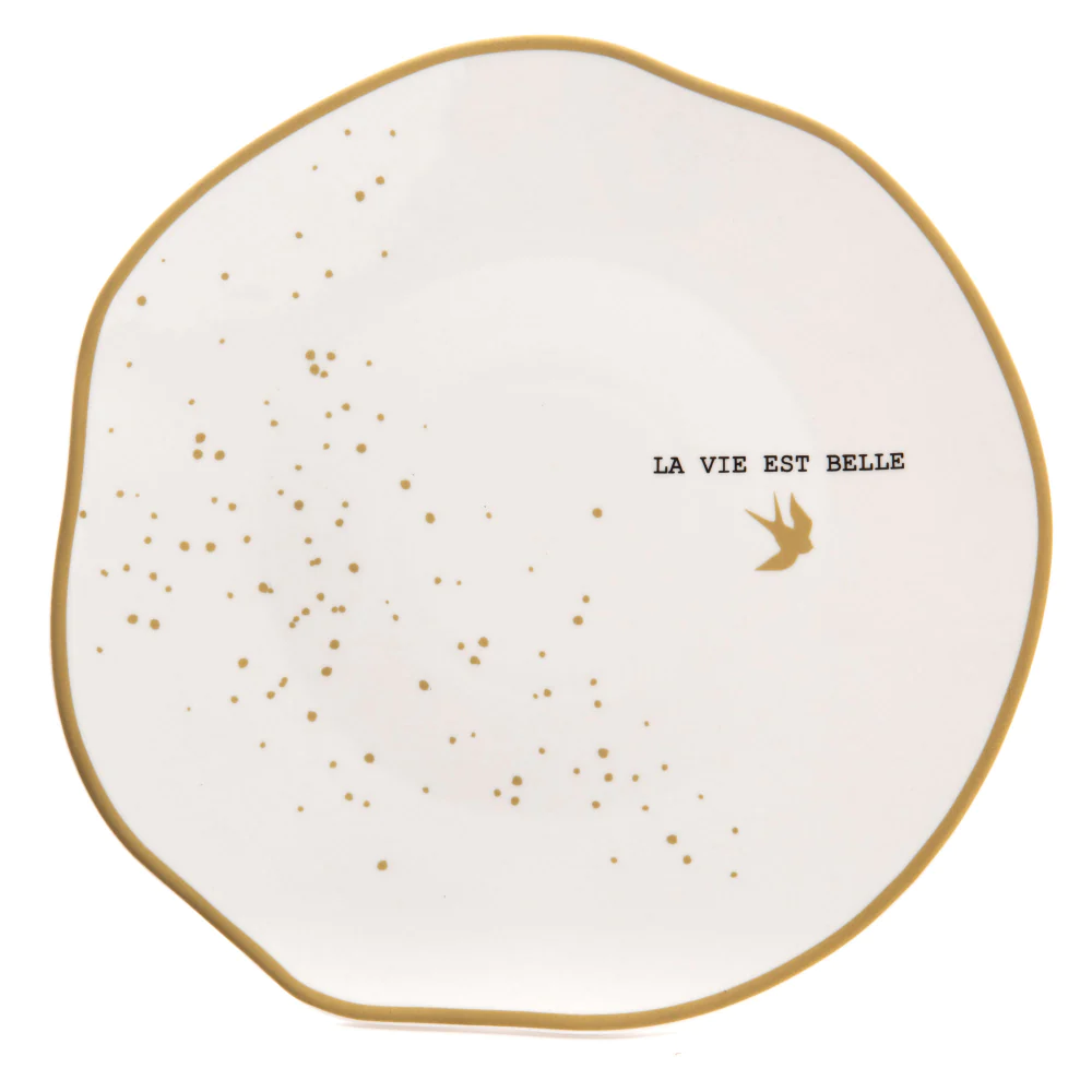 Assiette plate carpe diem (lot de 6) Amadeus