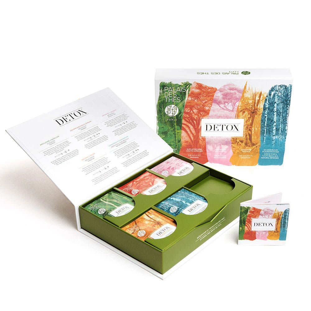 Coffret Detox bio en sachets mousselines - Le Palais des Thés