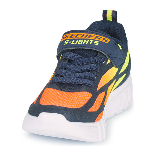 Skechers - FLEX-GLOW Marino / Naranja