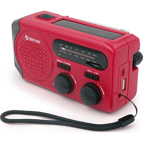 Denver SCR-2010 AM/FM nødradio med lommelygte