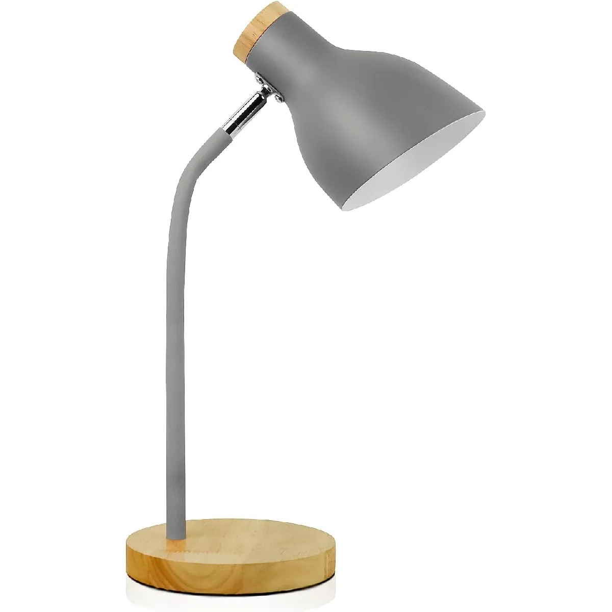 Lampe de table ajustable E27 - Gris