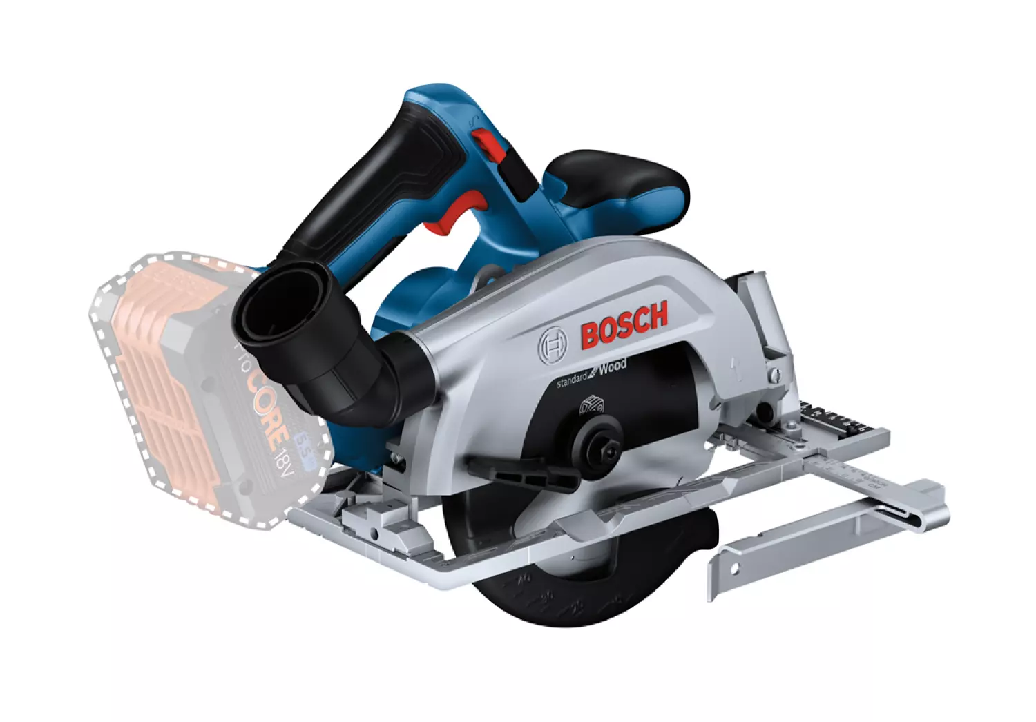 Bosch GKS 18V-57-2 18V Li-ion Accu cirkelzaag body - 165 mm