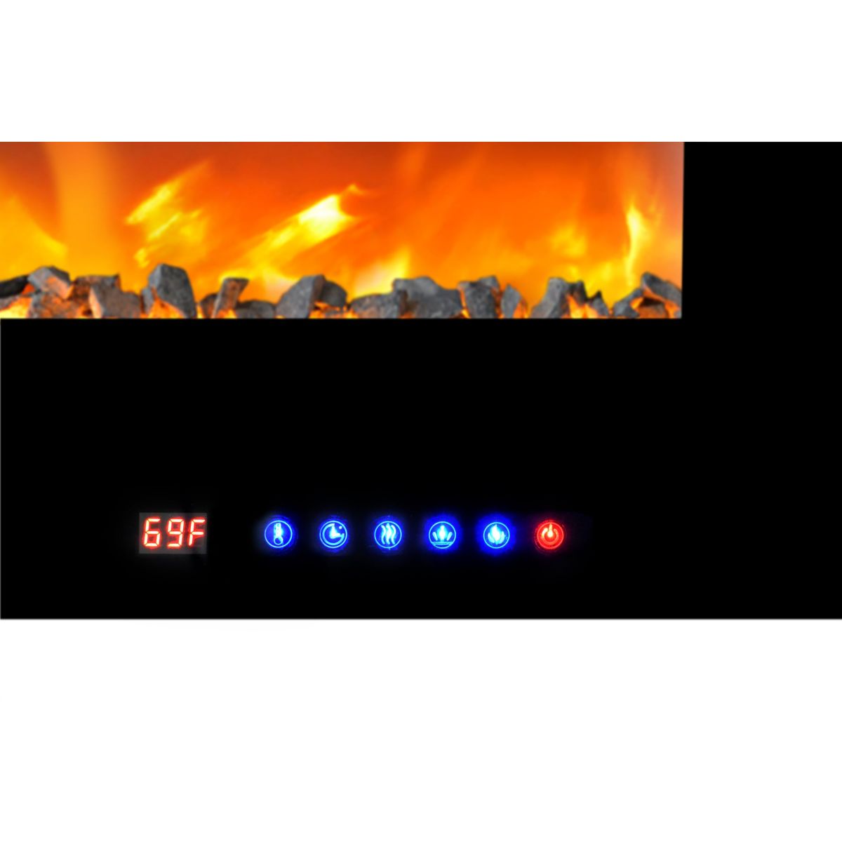 Cheminee decorative murale 1400w xaralyn bv rubyfires trivero130
