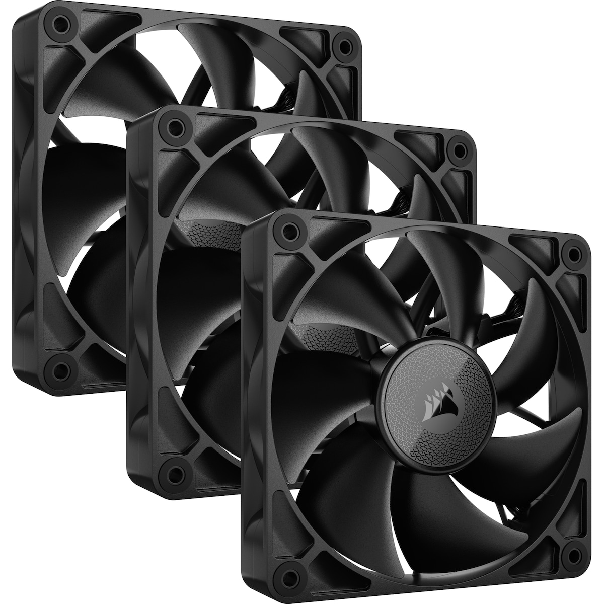 Corsair iCUE LINK RX120 RGB 120mm PWM viftestartsett (3-pakning)