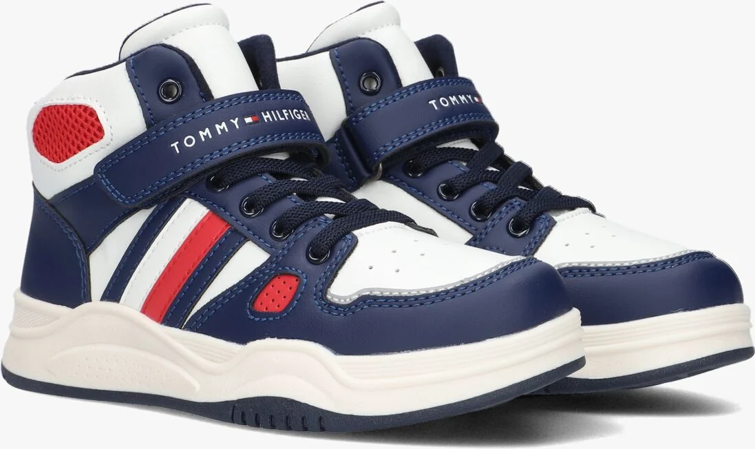 TOMMY HILFIGER blauwe tommy hilfiger hoge sneaker 33108