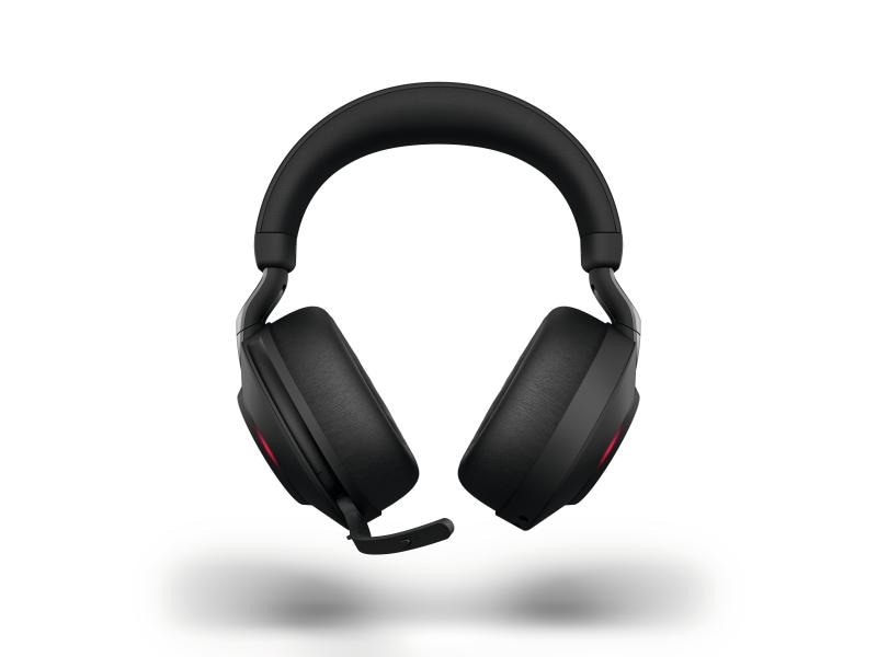 Jabra Headset Evolve2 85 Duo UC Schwarz, USB-C, inkl. Lades Jabra Blueooth Headset mit Active Noise Cancelling