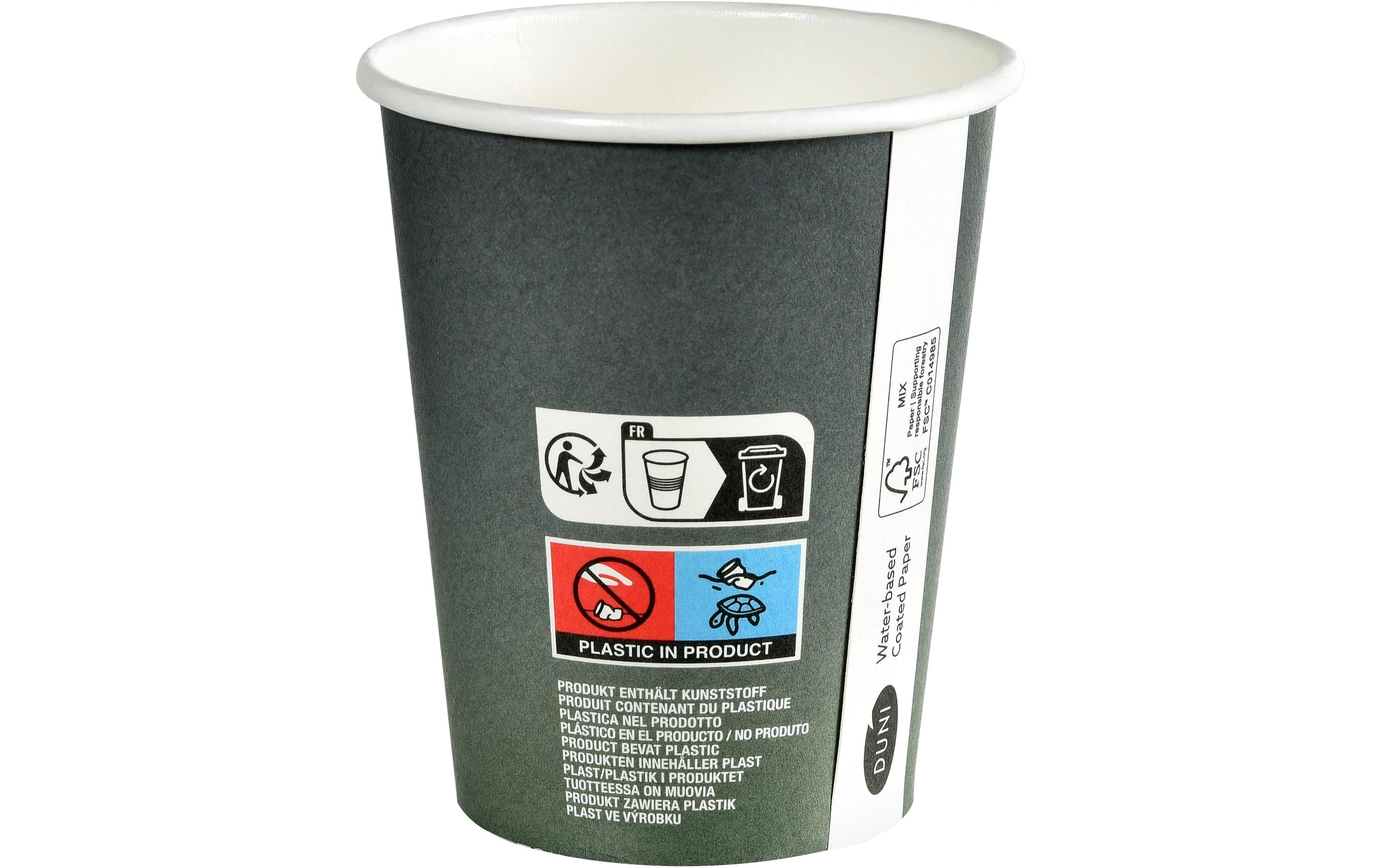 Einwegbecher Urban 240 ml, 40 StückBecher aus nachwachsendem Material