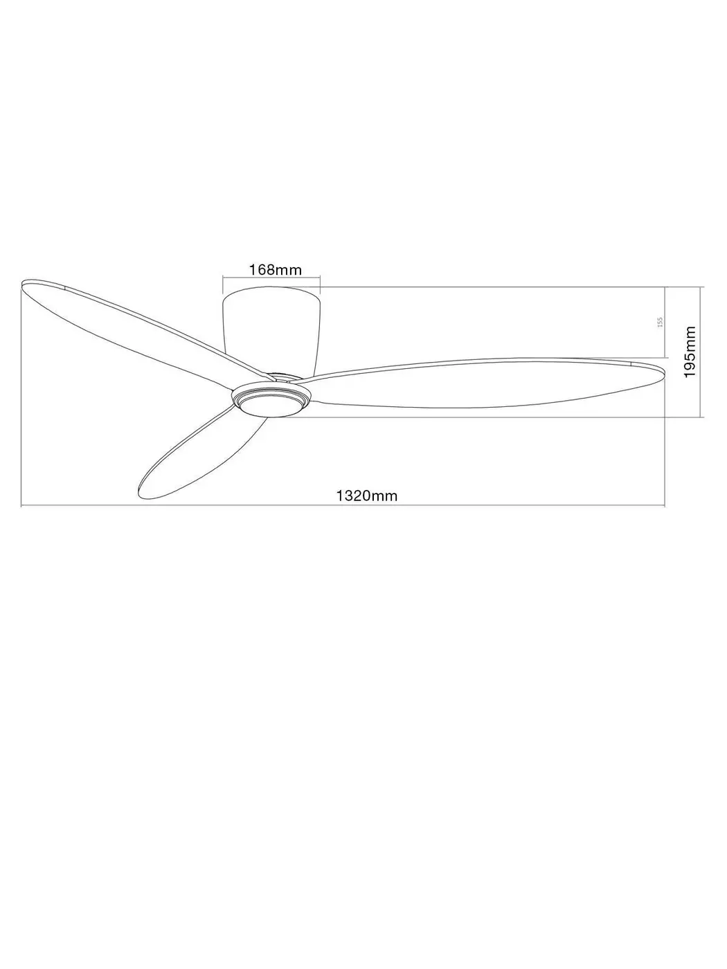 Deckenventilator Radar