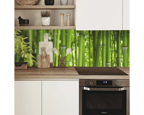Keukenachterwand mySpotti Profix bamboe 100 x 60 cm PX-10060-15-HB