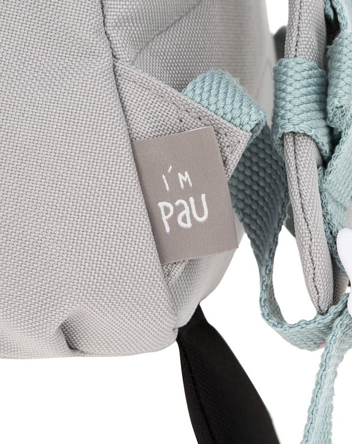 Kinderrucksack ABOUT FRIENDS – PAU PANDA (23x27x11) in schwarz/weiß