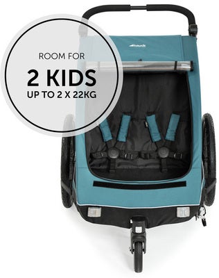 Hauck Dryk Duo Sykkelvogn, Ocean Green