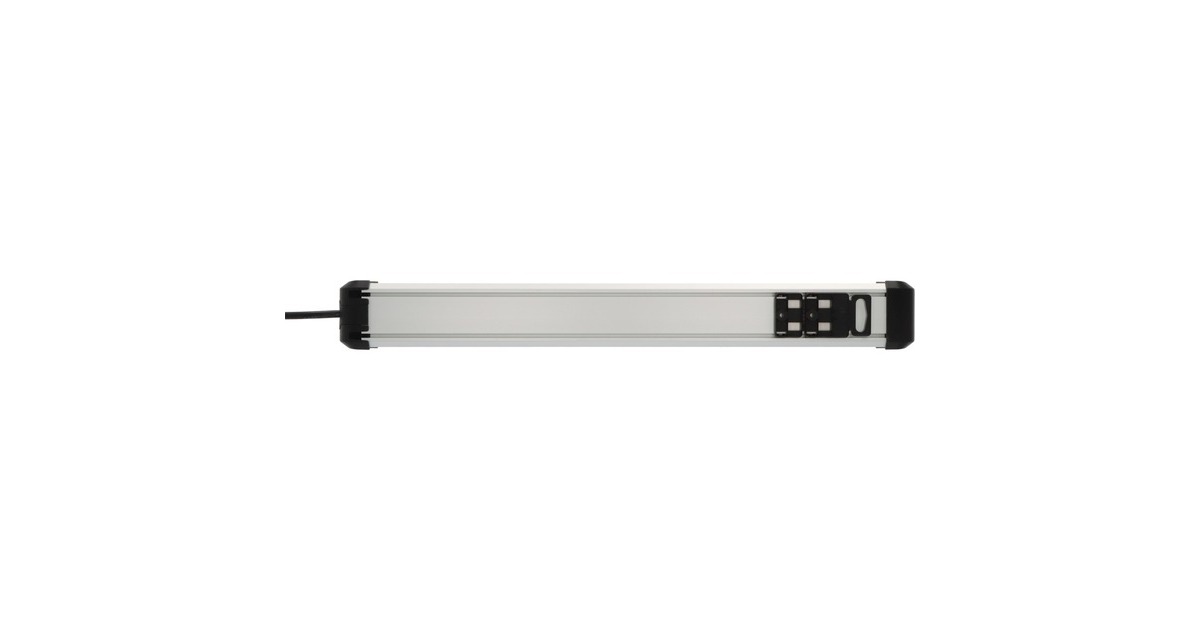 BrennenstuhlPremium-Protect-Line stekkerdoos 8-voudig met overspanningsbeveiliging stekkerdoos  (Zwart/aluminium)