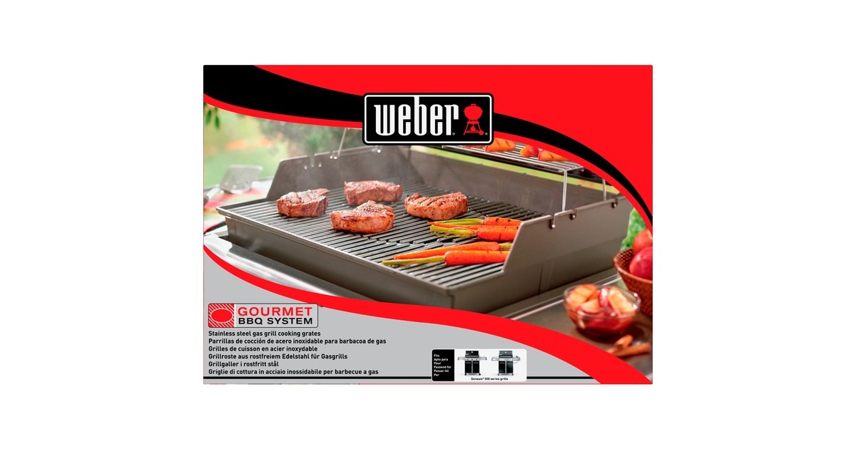 WeberGrillroosters - Genesis 300 serie  (Roestvrij staal)