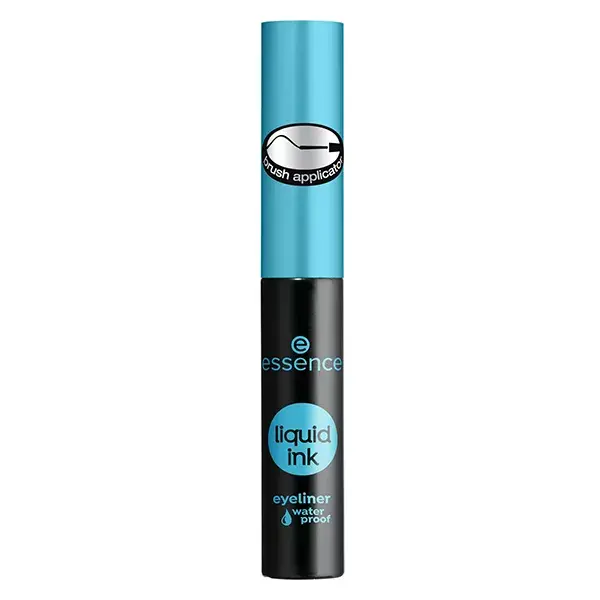 Delineador Líquido Essence à Prova d'Água, Cor Preta, 3ml