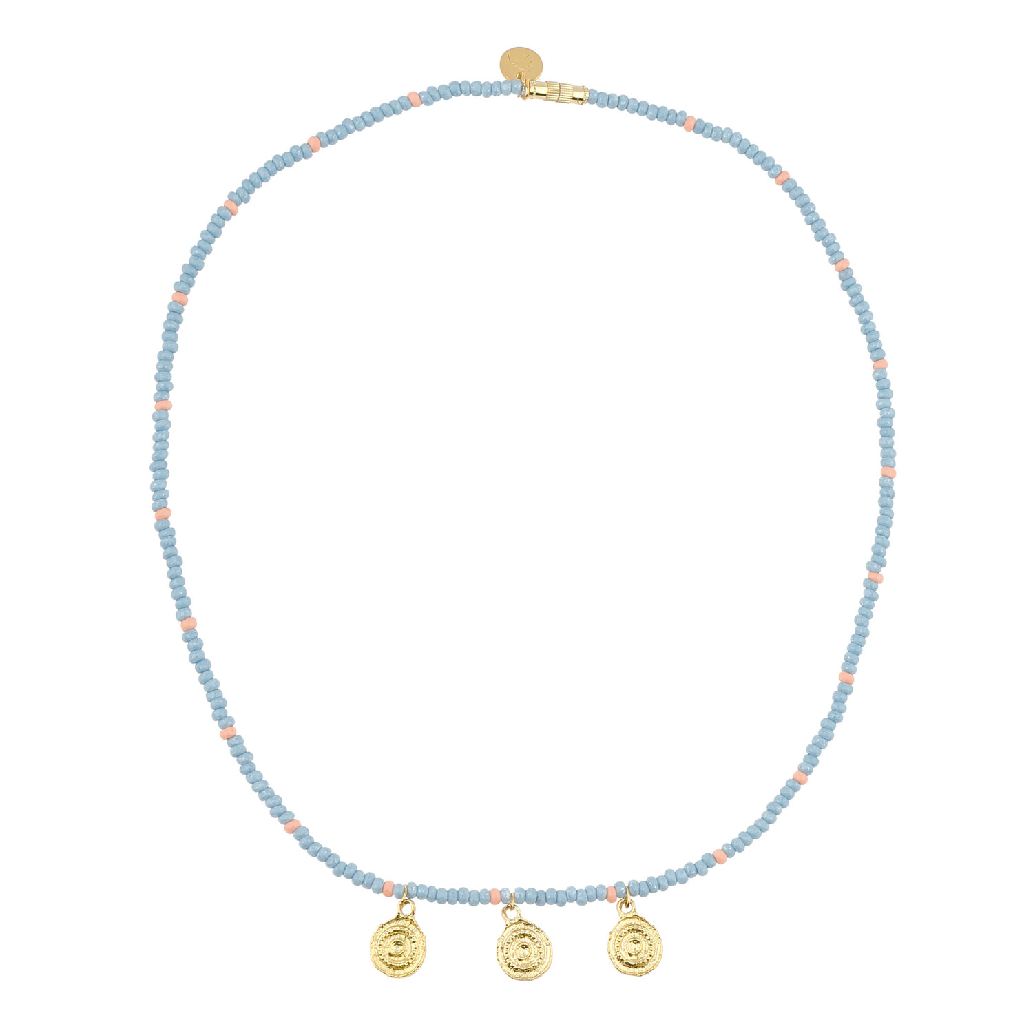 Jenest | Necklace | Ice Blue Peach