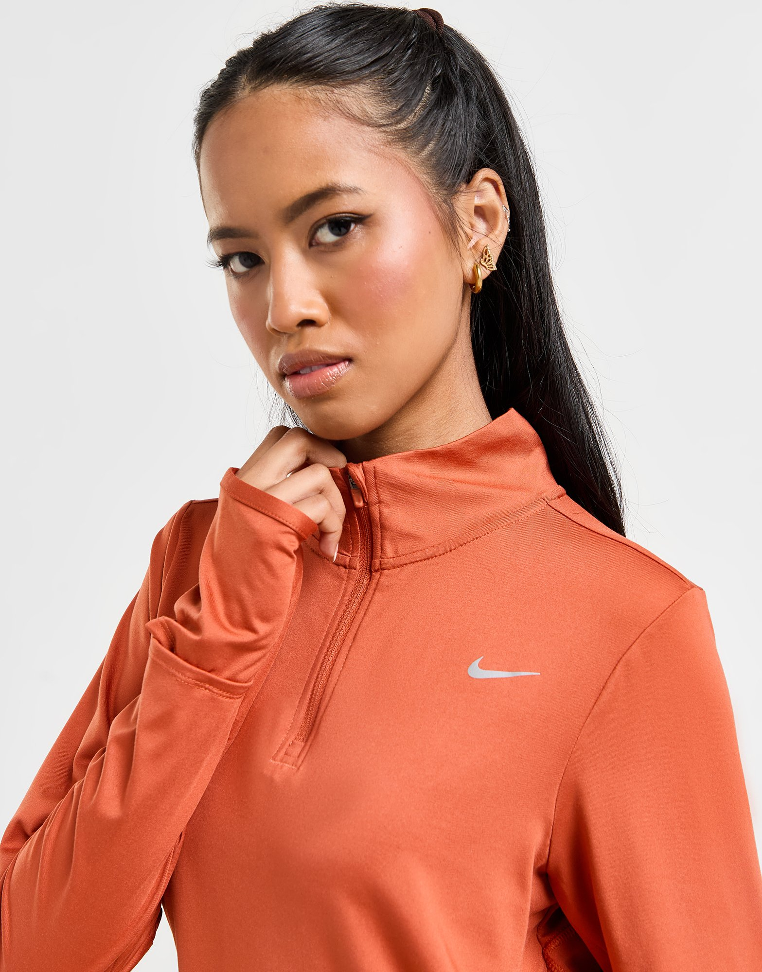 Nike Haut de survêtement zippé 1/4 Running Pacer Femme