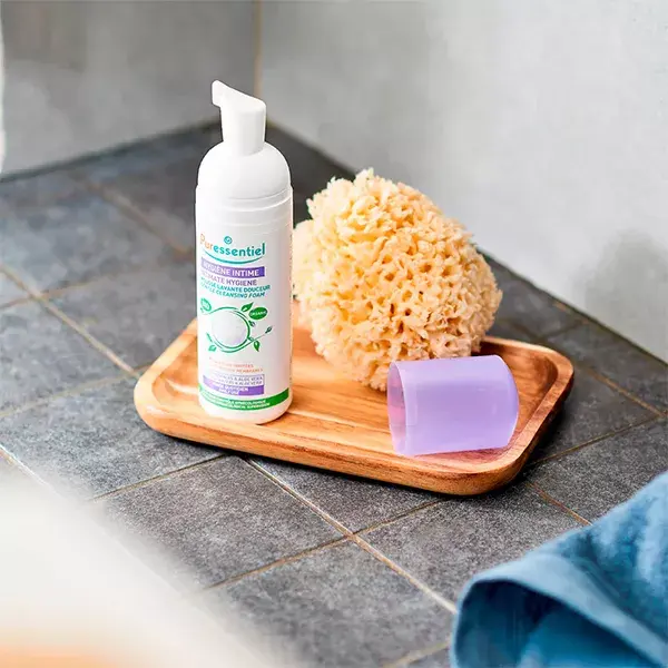 Espuma de Limpeza Íntima Orgânica Suave Puressentiel 150ml