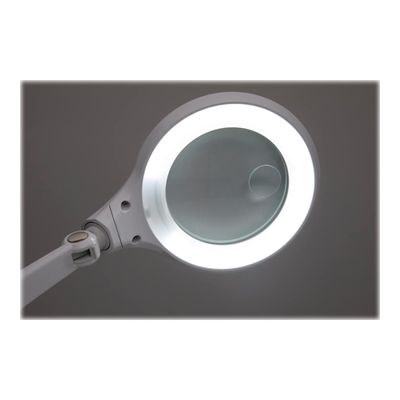 MAULiris - Lampe loupe à Led - 10 cm diamètre - agrandissement : 1.75x - 7 W - blanc
