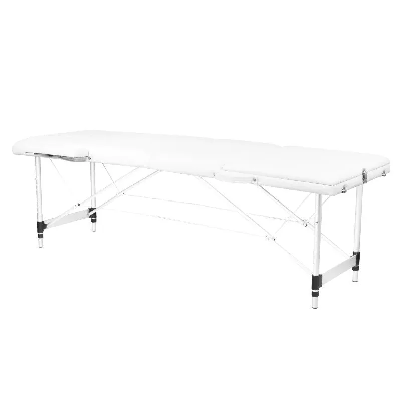 Activeshop sammenklappelig massagebriks 3-delt, aluminium, model Comfort Activ FIZJO, hvid