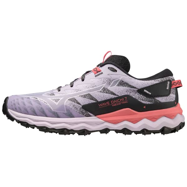 Chaussure trail MIZUNO WAVE DAICHI 7 W PASTEL LILAC/WISTERIA/SUN KISSED CORAL