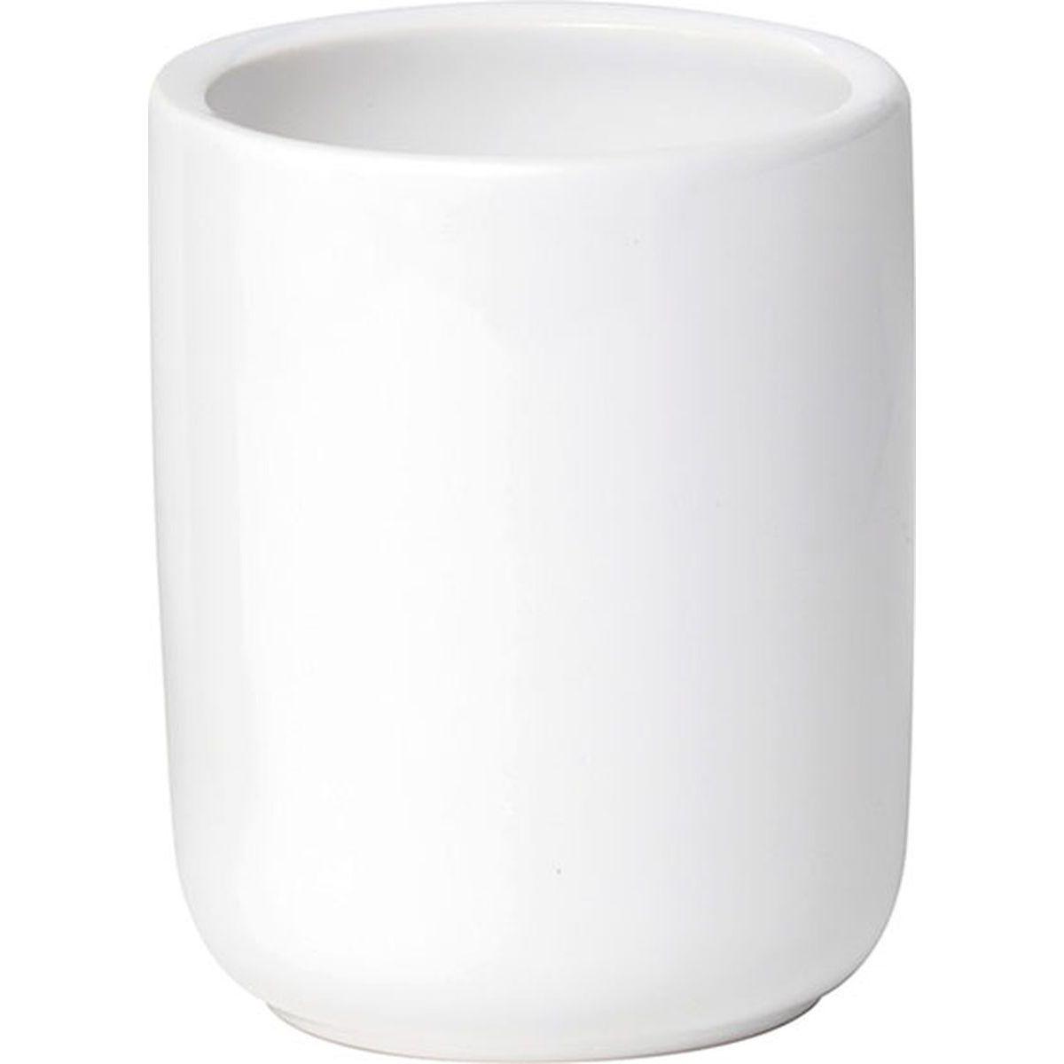 GOBELET DOLOMITE ROND BLANC