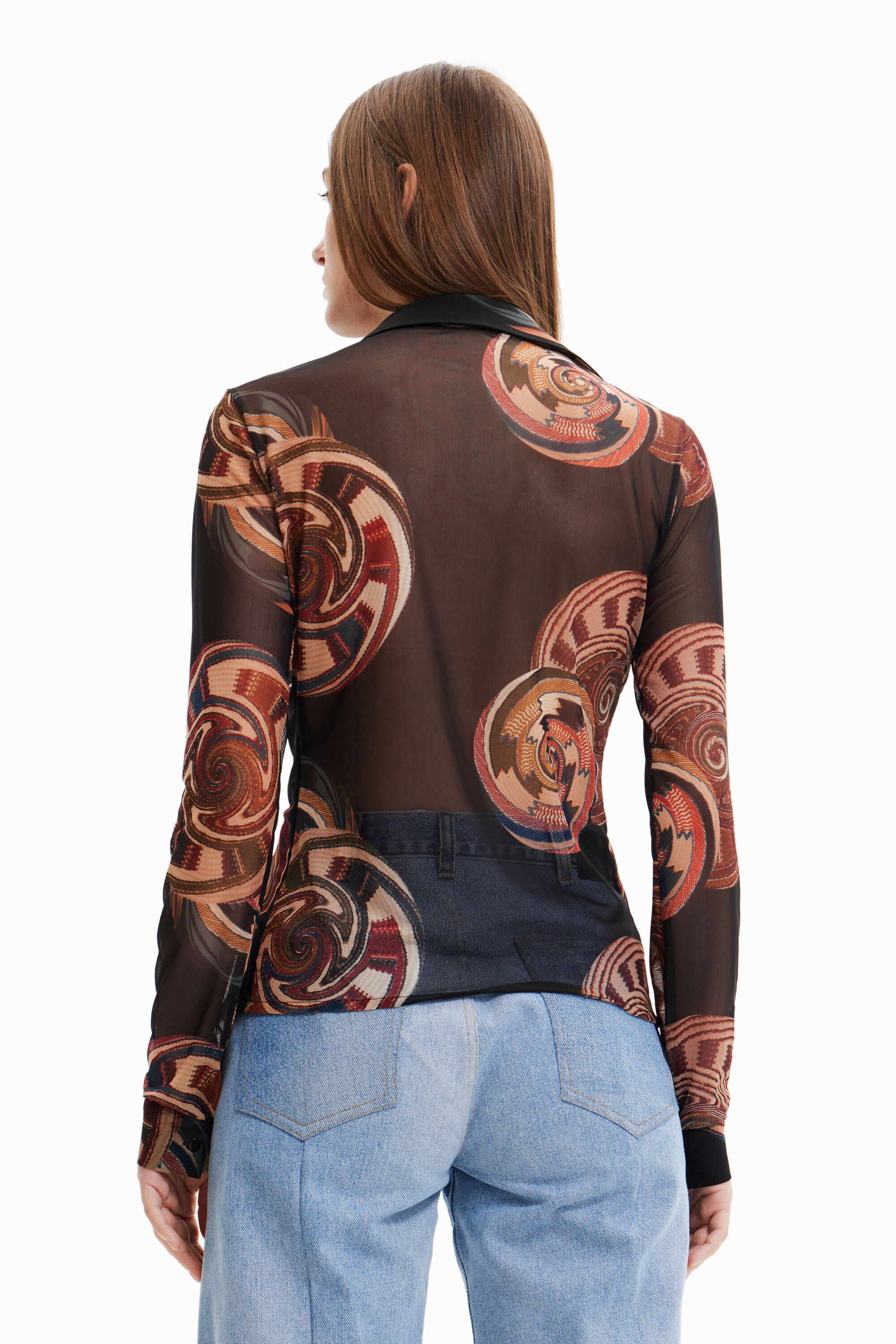 T-shirt tulle fronces M. Christian Lacroix