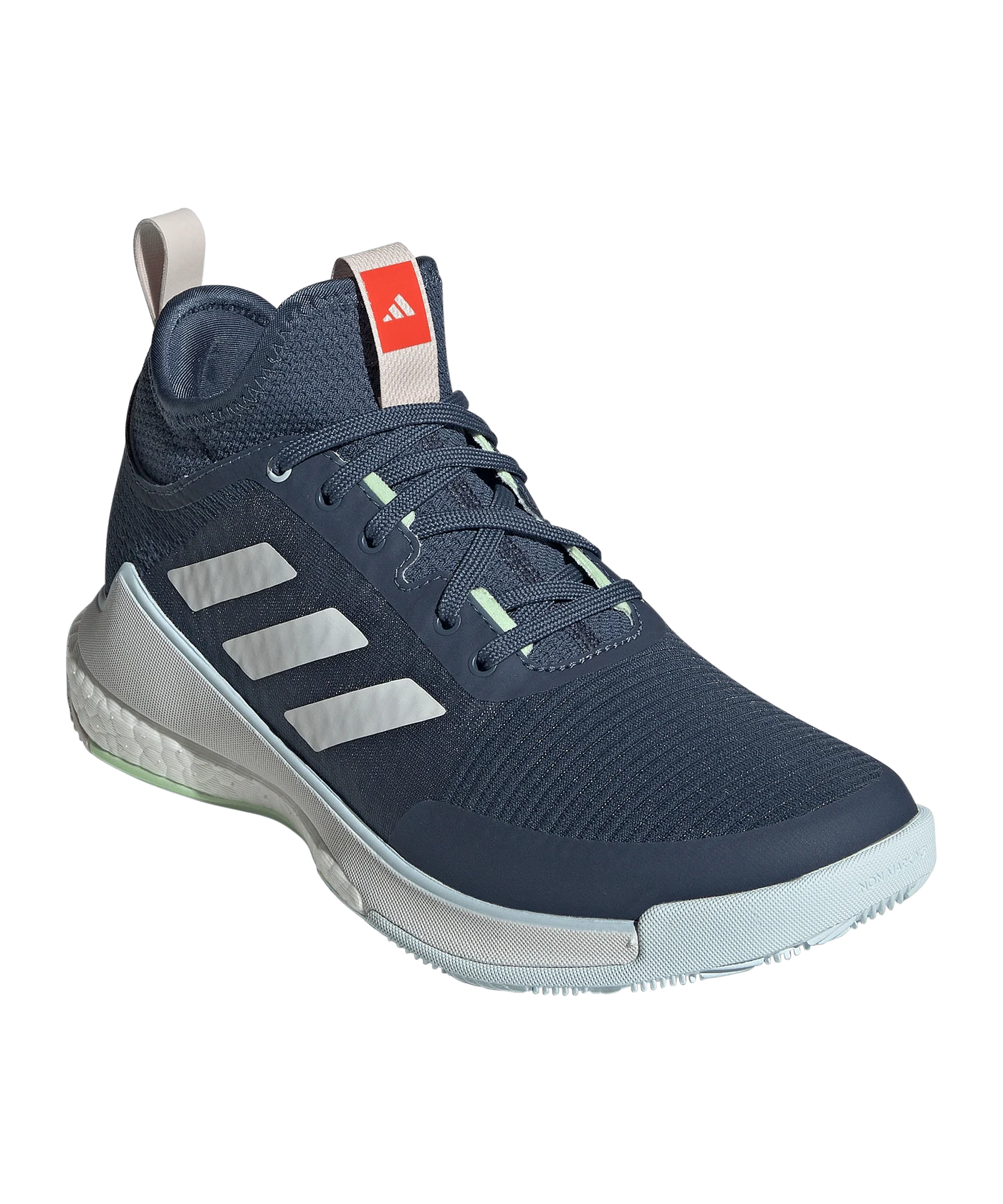 adidas Crazyflight Mid Damen Blau Weiss