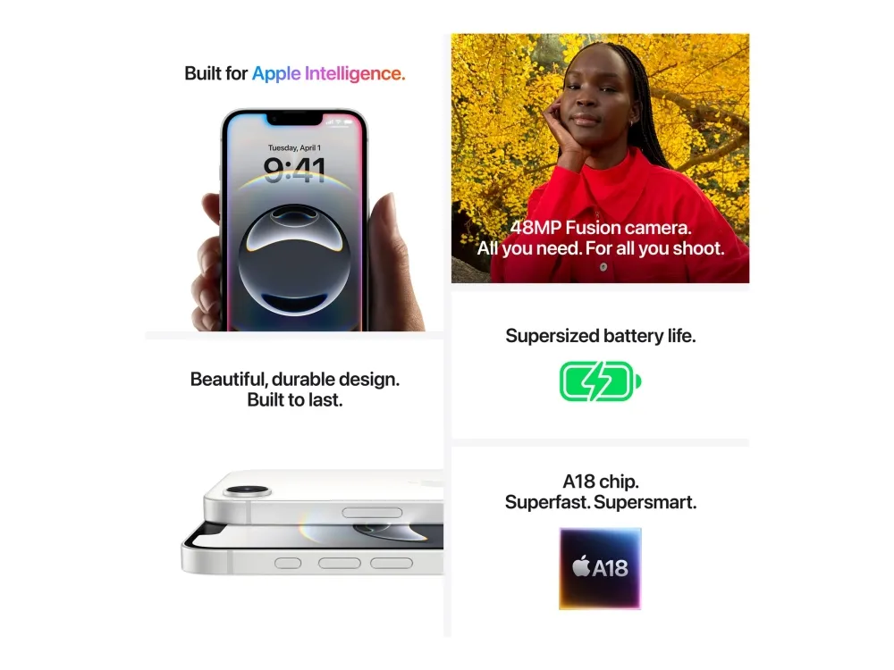 Apple | iPhone 16e - 256 GB - Black