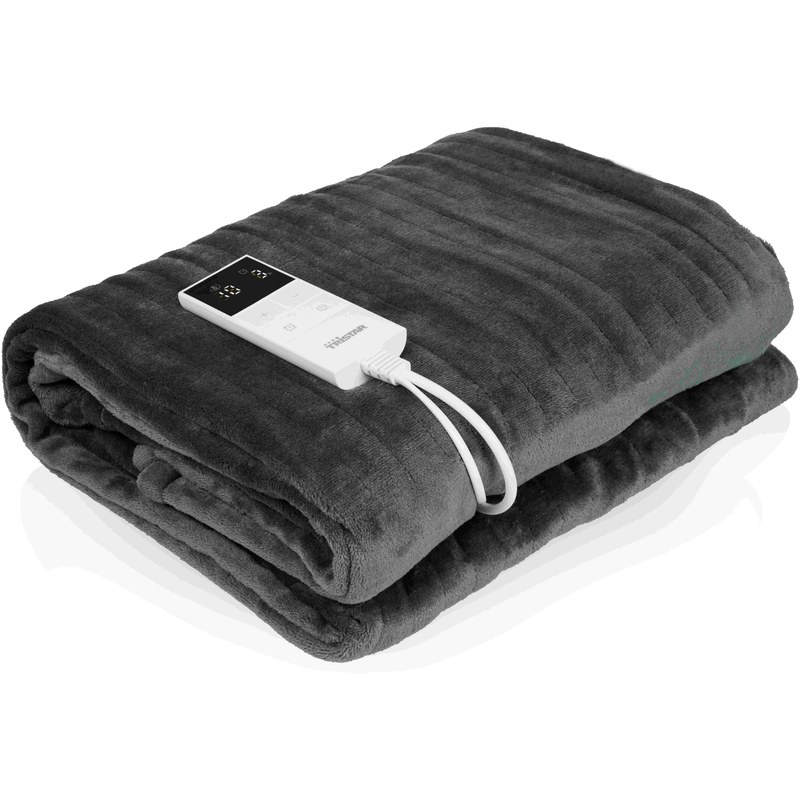 Tristar Heizdecke Fleece, 180 x 120 cm, anthrazit