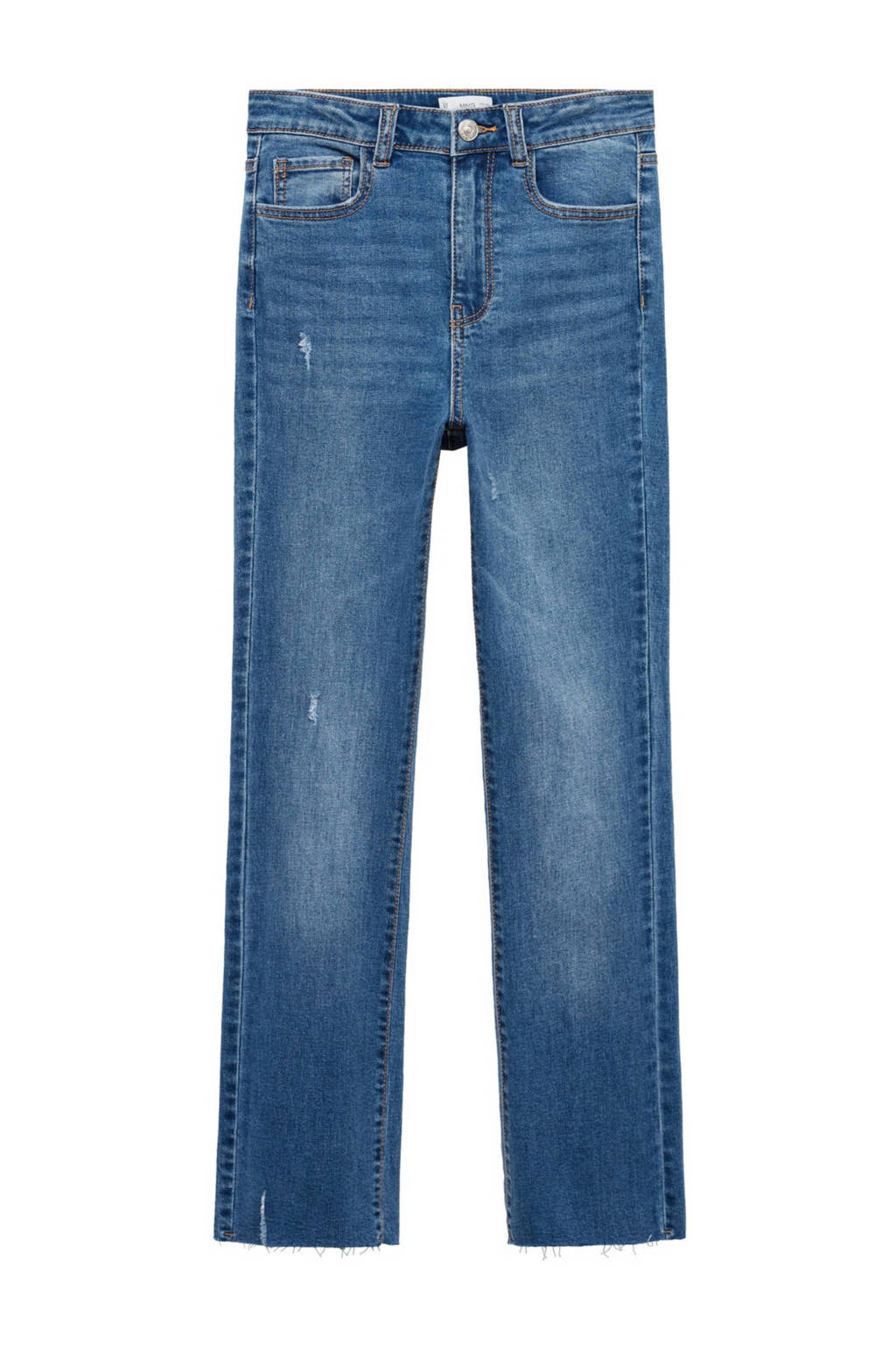 MANGO TEEN regular fit jeans changeant blauw