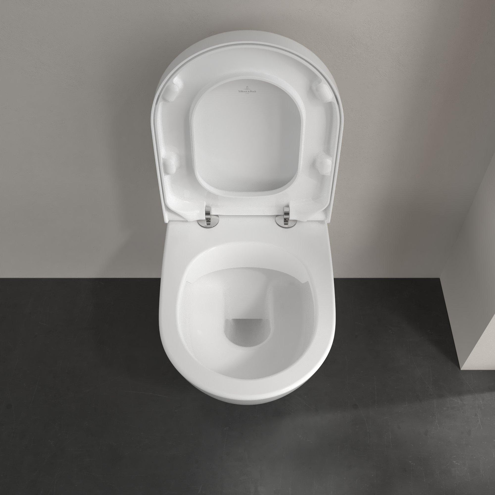 Villeroy & Boch Subway 2.0 randloos toilet CeramicPlus met AntiBac, ViFresh en DirectFlush wit glans