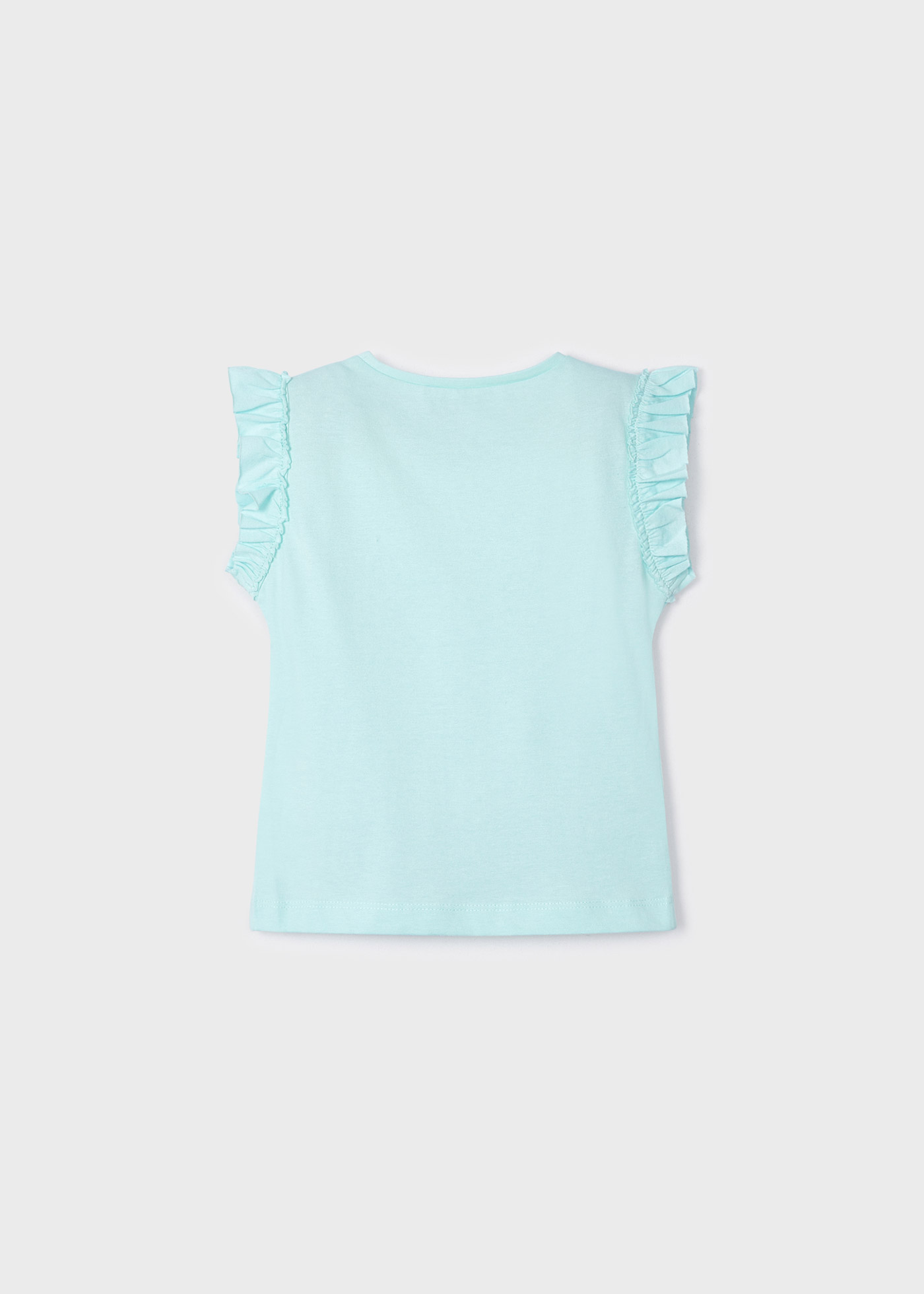 Camiseta regata de algodão sustentável para meninas