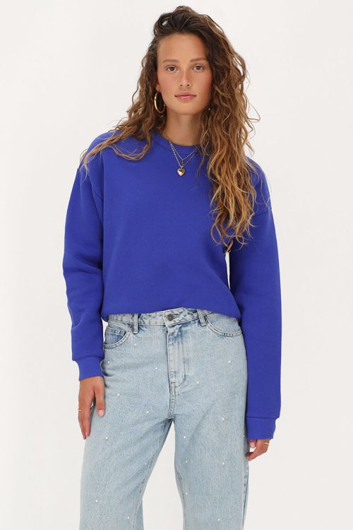 Blauwe sweater 