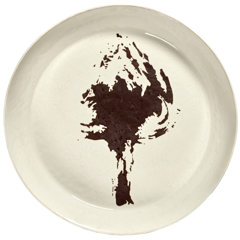 Serax Feast by Ottolenghi serveerschaal Ø44.5 white artichoke black