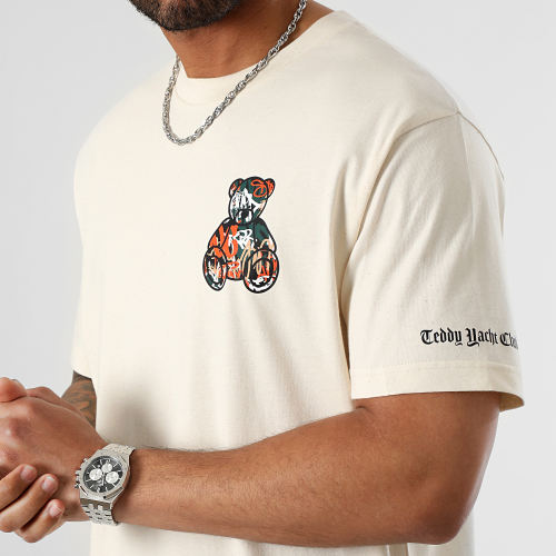 Tee Shirt Oversize Large Essentials Art Series Orange Beige