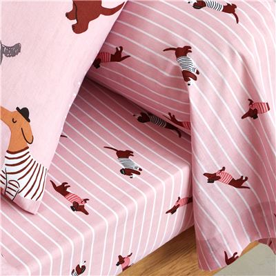 Linge de lit enfant motif chiens - BECQUET CRÉATION