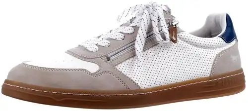 Mustang beige combi 4204-301 - maat 47 veterschoen beige combi - maat 47 Calandschoen