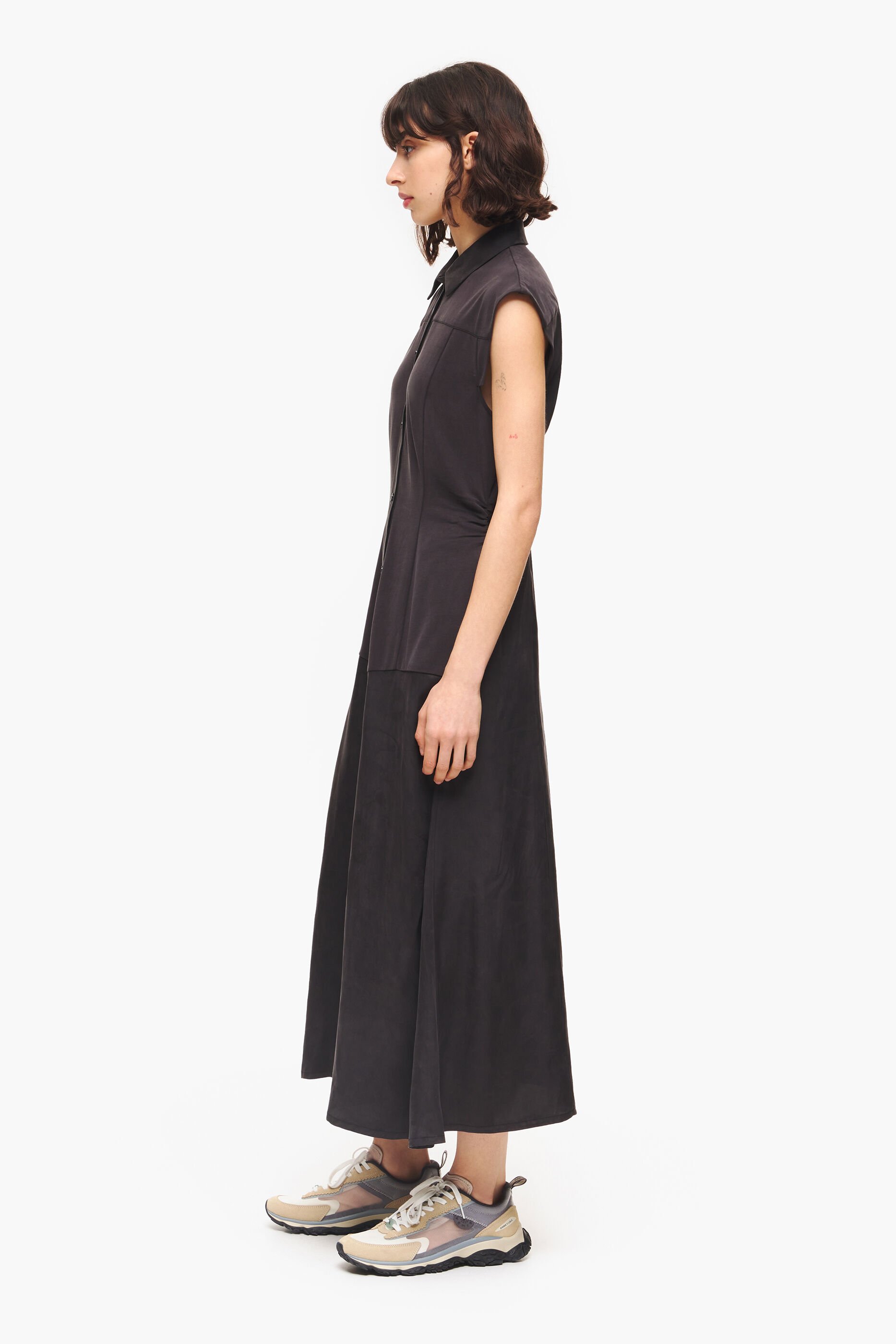 vestido longo preto