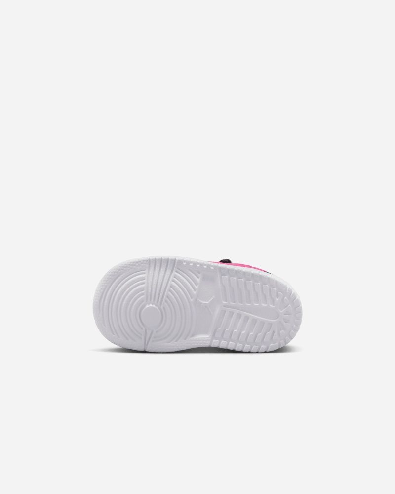 Chaussures Nike Air Jordan 1 Low Blanc & Rose pour enfant