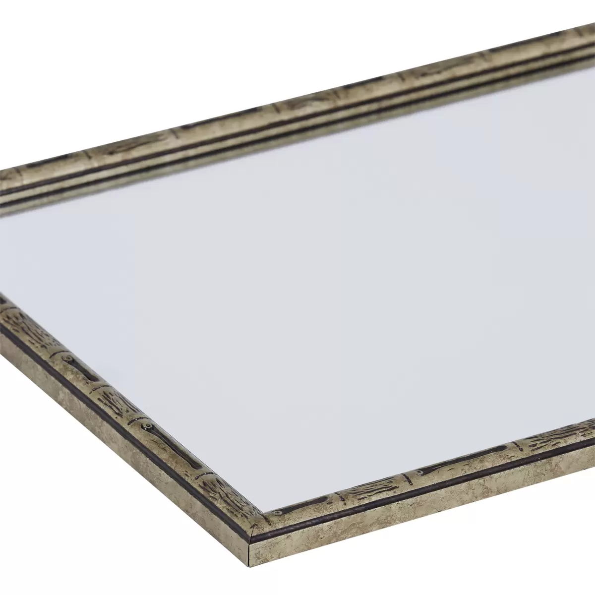 Spiegel Lubny II schwarz,silber,transparent
