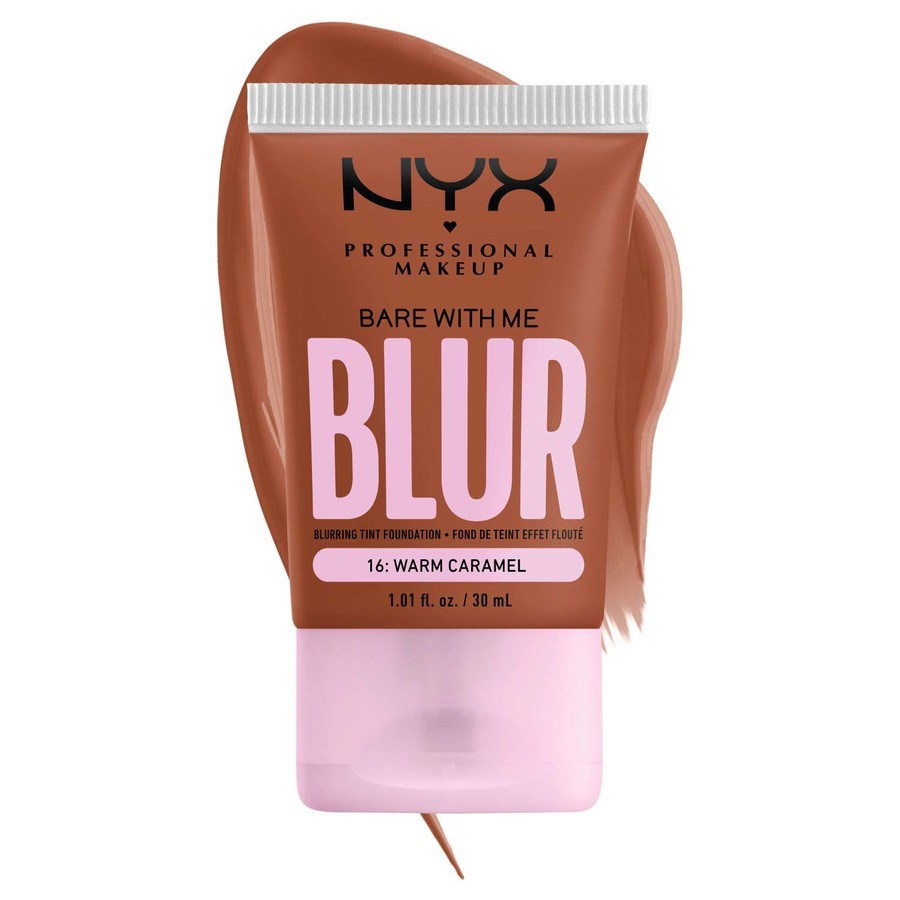 NYX Professional Makeup Bare With Me Blur Tint Foundation 16 Warm Caramel 30ml