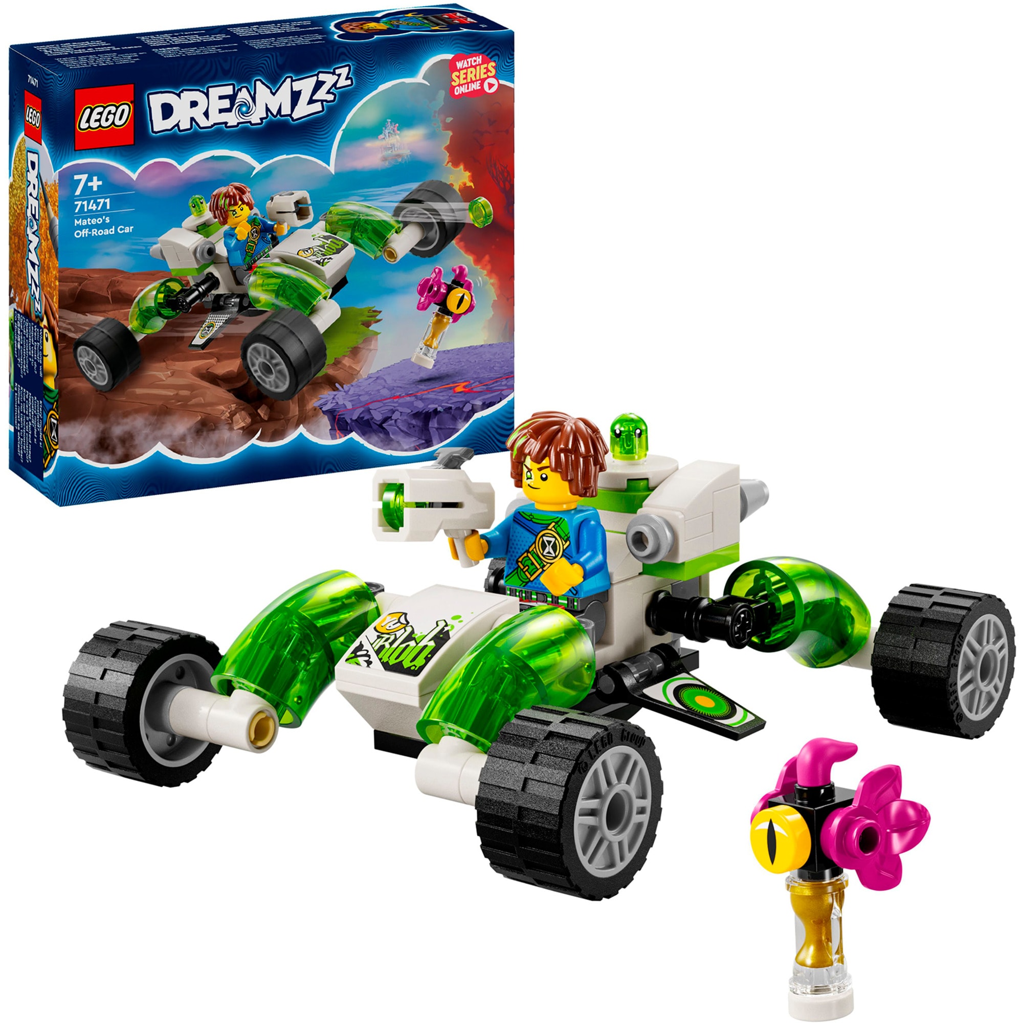 LEGO Konstruktionsspielzeug DreamZzz Mateos Geländeflitzer