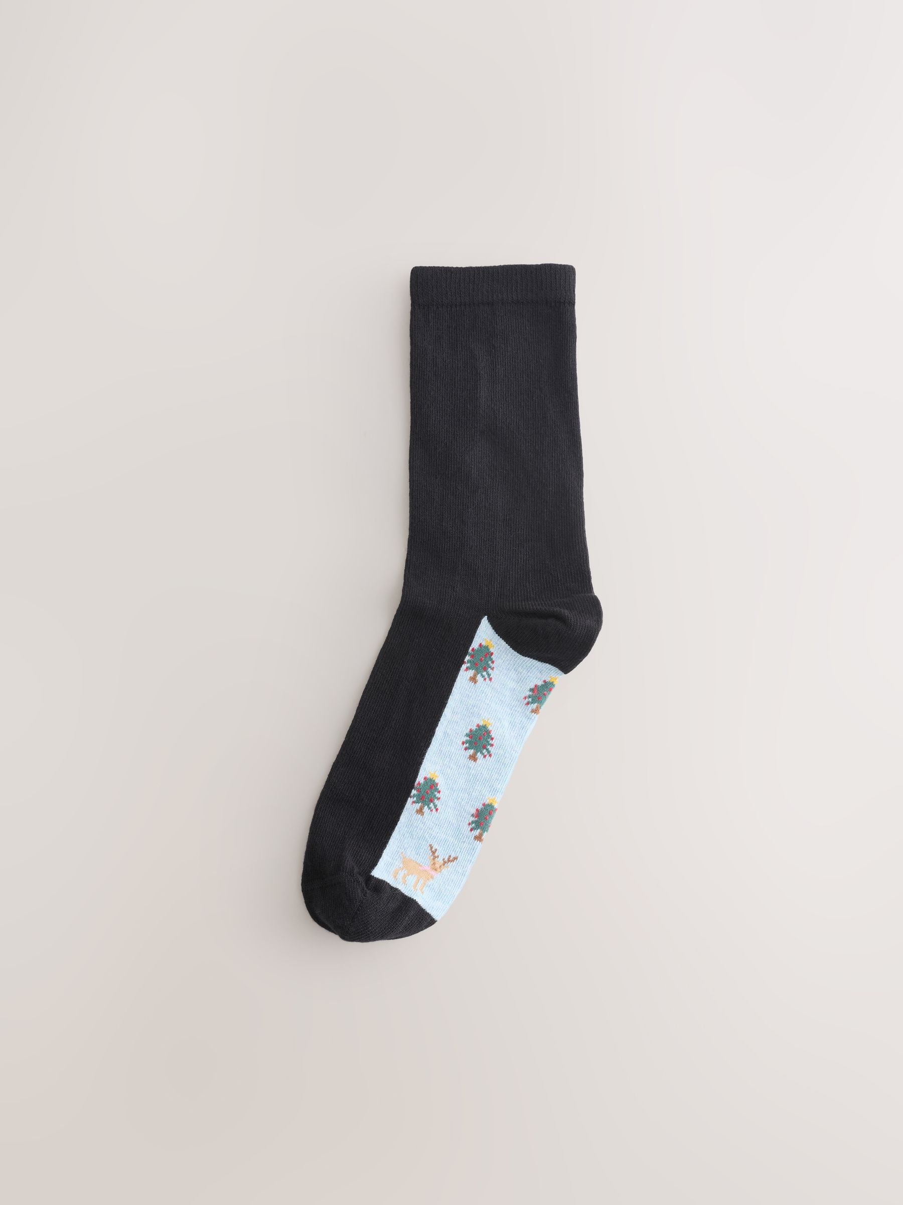 Kerstmis all-over print personage - Set van 4 paar enkelsokken