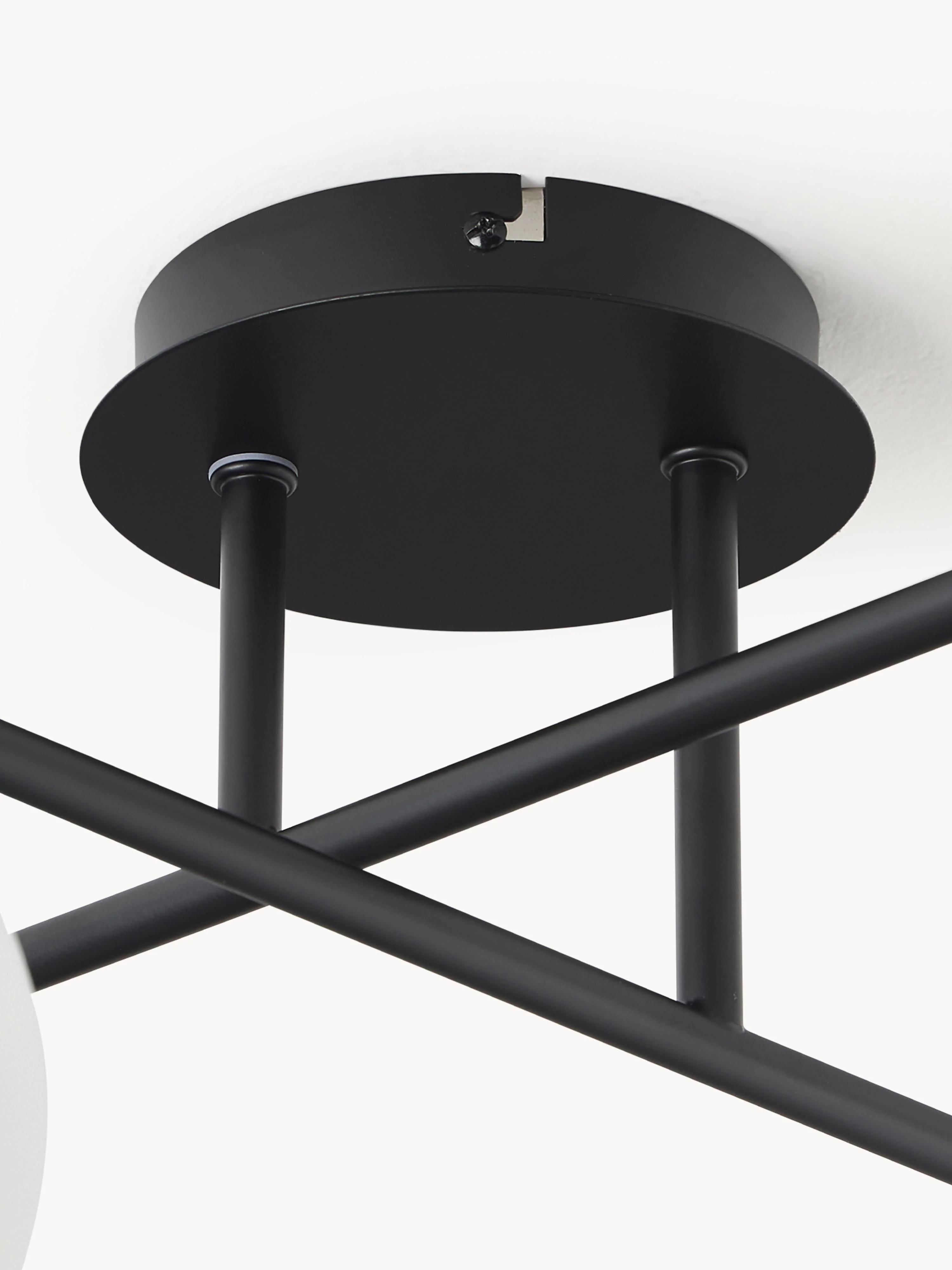 Plafondlamp Atlanta van opaalglas