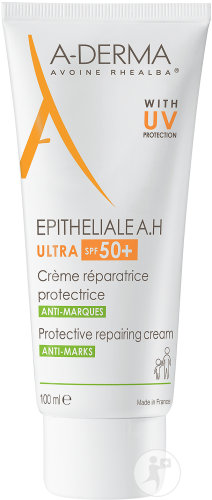 A-Derma Epitheliale Ultra Repair SPF50+ Crème Réparatrice Protectrice Anti-Marques 100ml