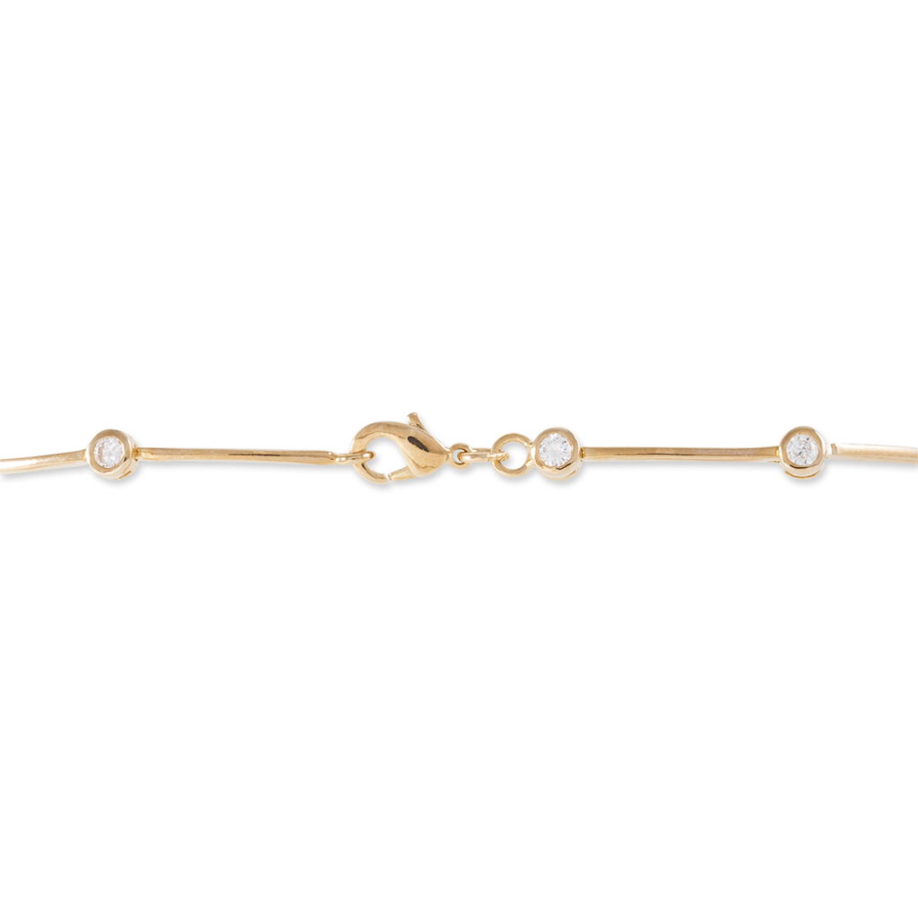 Bracelet Kaelig Plaqué Or Jaune Oxyde De Zirconium