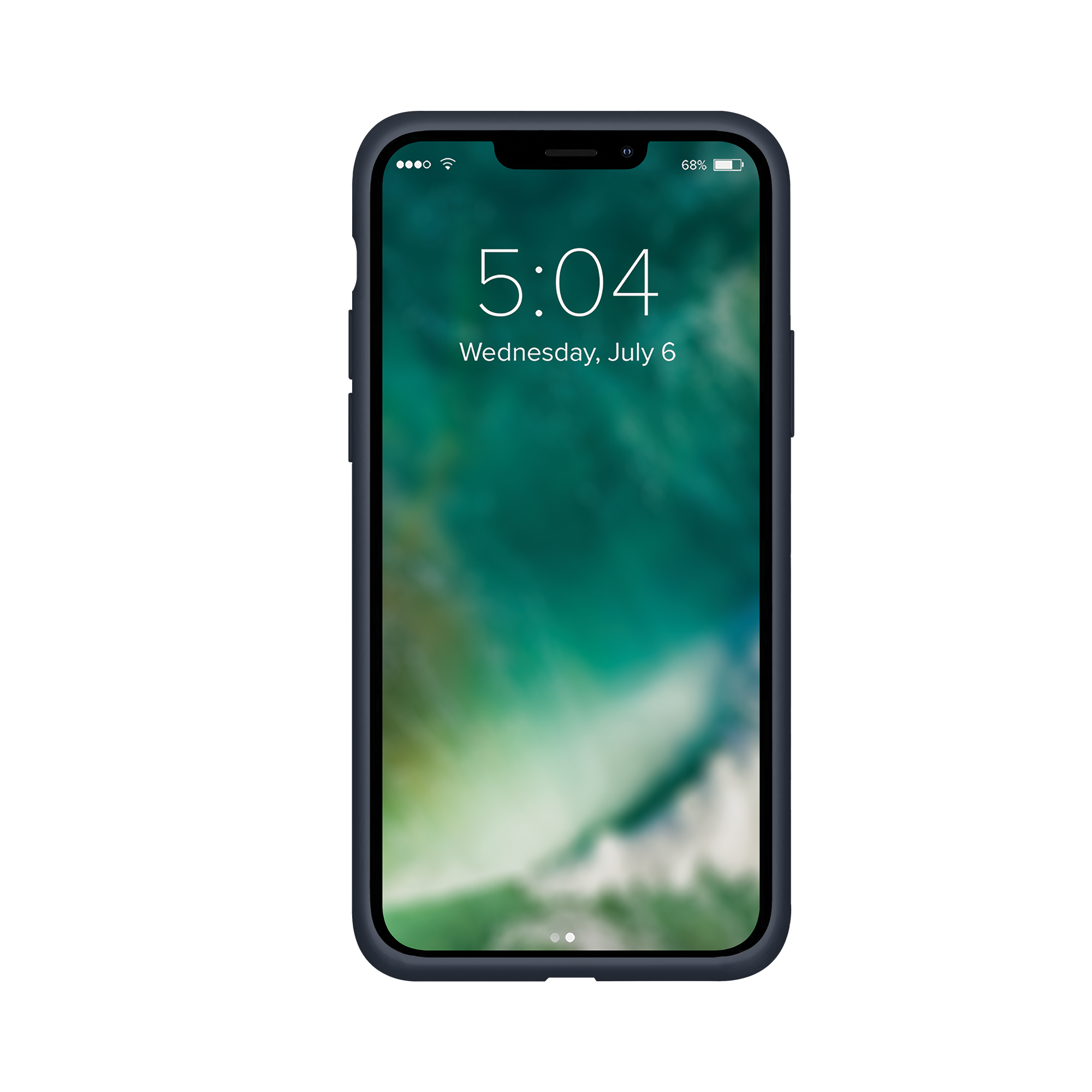 iPhone 13 Pro Antibakterielle Silikon Case Hülle (47386) - Dunkelblau