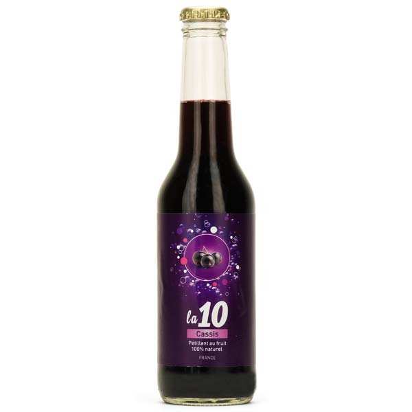10 Cassis - Soda pétillant au cassis de bourgogne