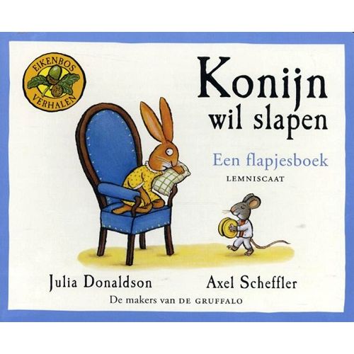Uitgeverij lemniscaat flapjesboek konijn wil slapen 1630709